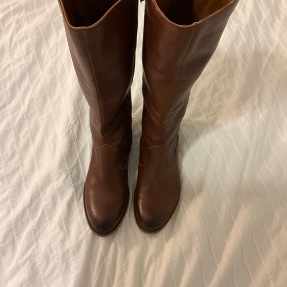 Korkease, tall leather boots, dark brown, very good condition, size 8.5 - Picture 4 of 7